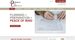 Desktop Screenshot of dickinson-clark.com